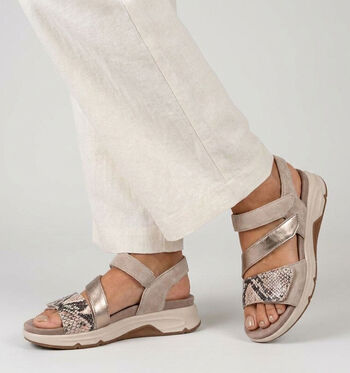 Gabor Sandalen Taupe