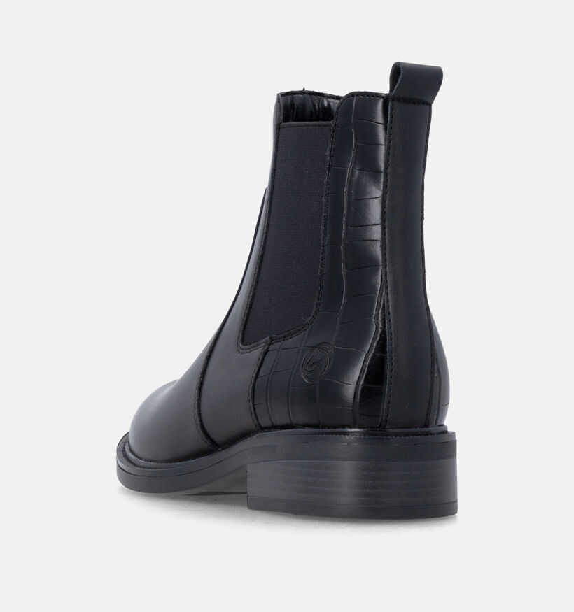 Remonte Boots Chelsea en Noir pour femmes (378040) - pour semelles orthop&eacute;diques