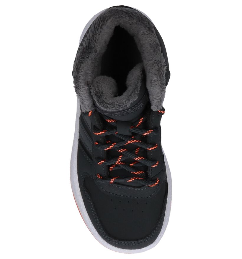 adidas Hoops Zwarte Sneakers voor jongens (299867)