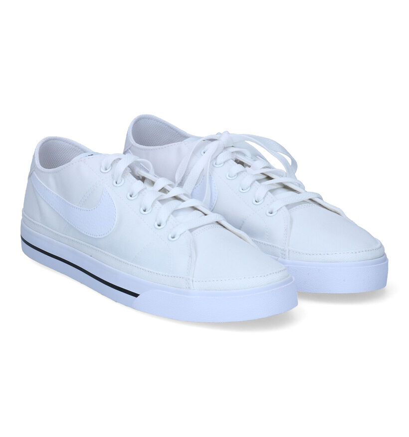 Nike Court Legacy Baskets en Blanc pour hommes (309112) - pour semelles orthopédiques