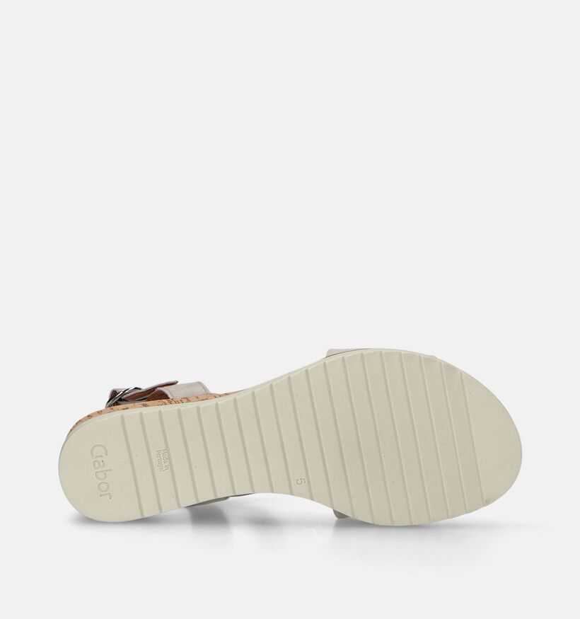 Gabor Blauwe Sandalen Met Sleehak voor dames (339352)