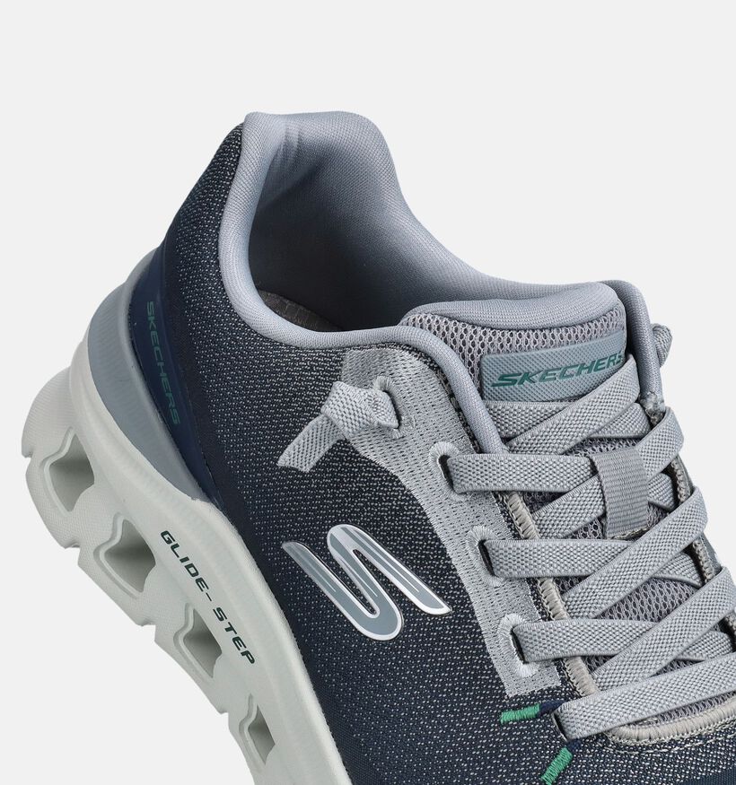 Skechers Glide-Step Pro Waverra Donkergrijze Sneakers voor heren (375628)