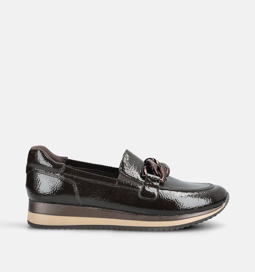 Jana Chaussures plates en Brun fonc&eacute; pour femmes (377087)