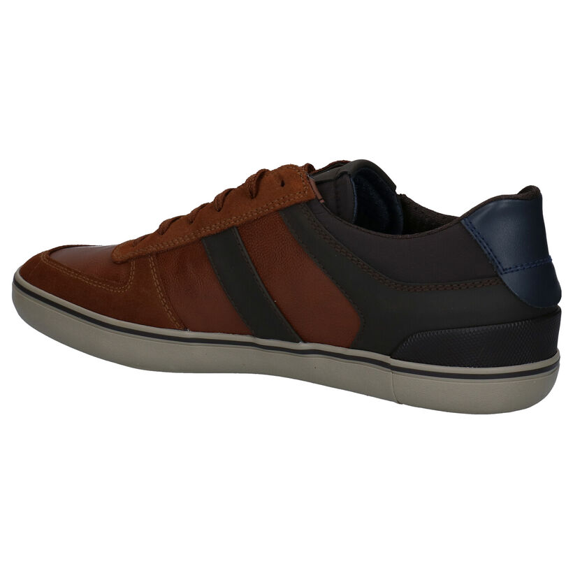 Geox Elver Chaussures basses en Brun en simili cuir (285142)