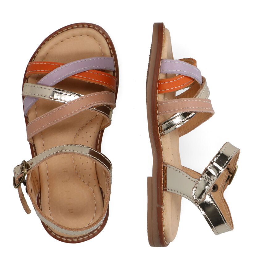 Milo & Mila Rosy Gouden Sandalen voor meisjes (305077)