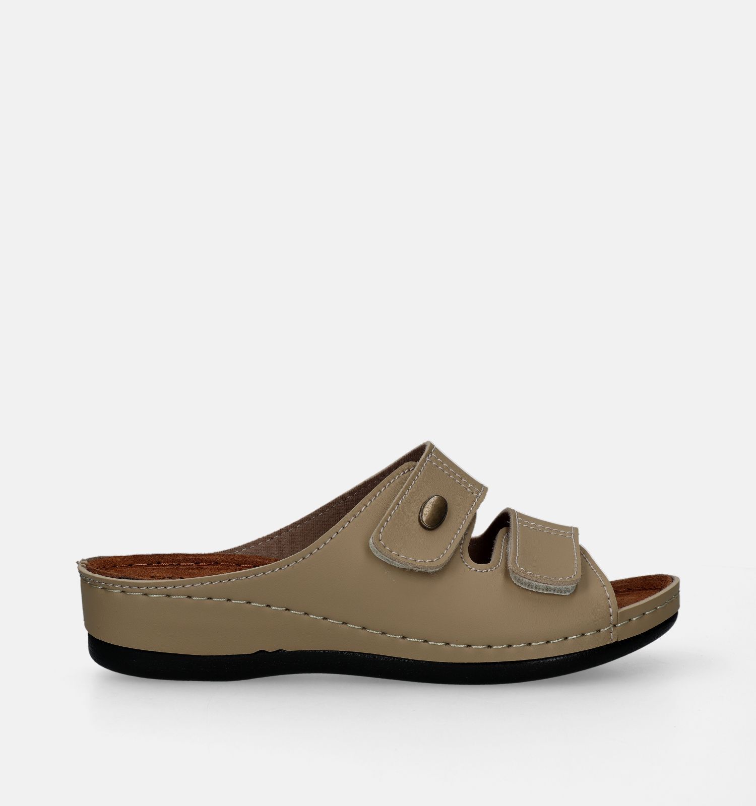Comfort Plus Beige Slippers Dames Slippers Online op TORFS.BE