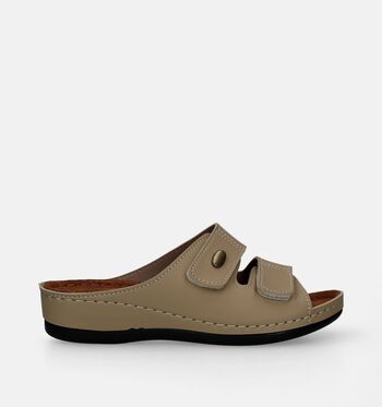 Comfort Plus Nu-pieds Blanc/Beige/Bleu