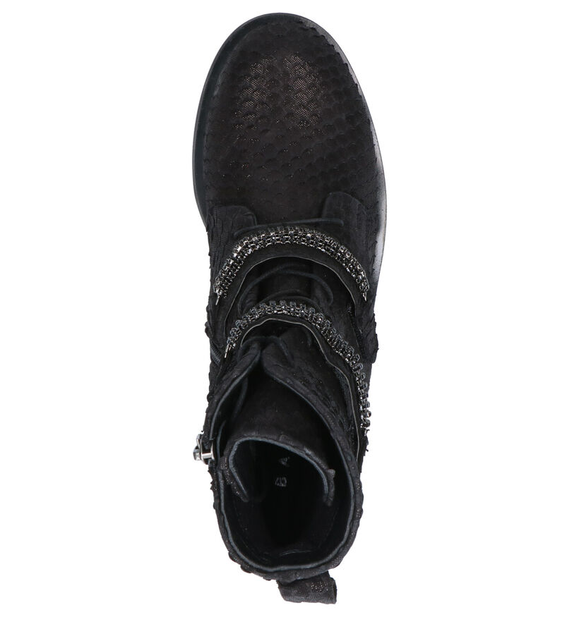 Baboos Zwarte Boots in nubuck (263598)