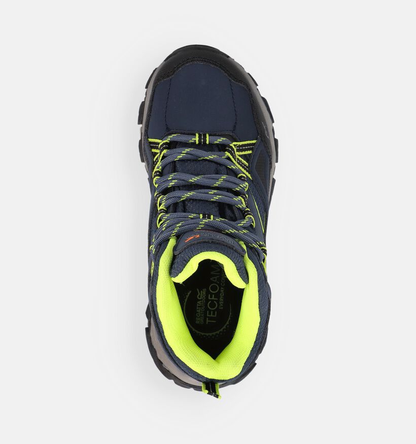 Regatta HolcombeIII Bt Jnr Chaussures de randonn&eacute;e en Bleu pour gar&ccedil;ons (361304) - pour semelles orthop&eacute;diques