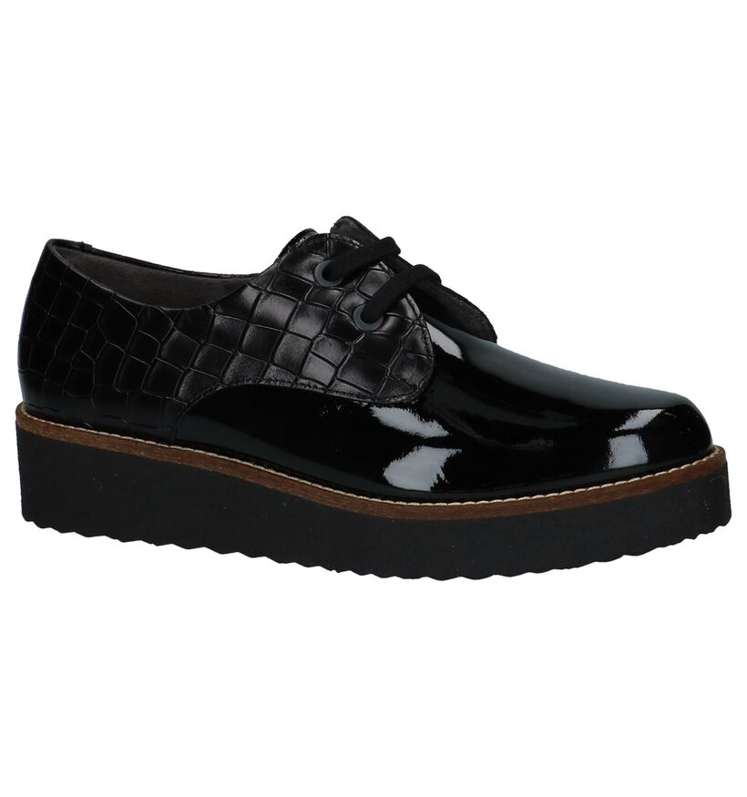 Pitillos Zwarte Oxford Veterschoenen, , pdp