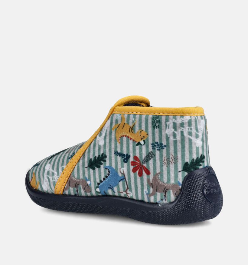 Milo & Mila Zoo Pantoufles pour b&eacute;b&eacute; en Vert pour filles, gar&ccedil;ons (374932) - pour semelles orthop&eacute;diques