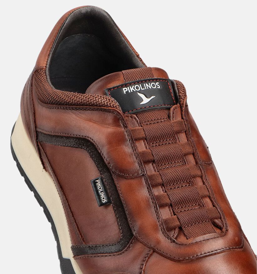Pikolinos Cambil Cognac Veterschoenen voor heren (363728) - geschikt voor steunzolen
