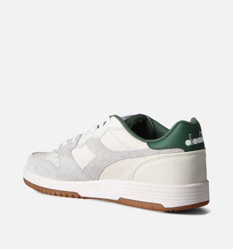Diadora Deuce Baskets en Blanc pour hommes (350812)