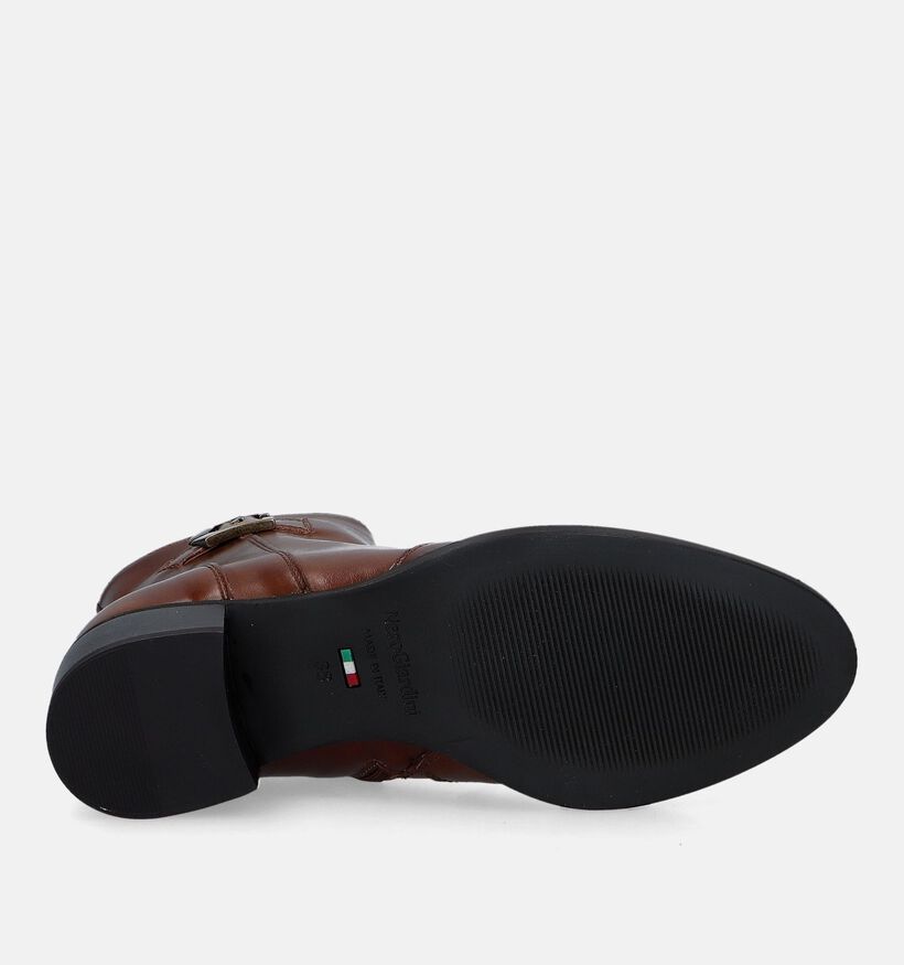 NeroGiardini Bottines &agrave; talons en Cognac pour femmes (333541) - pour semelles orthop&eacute;diques