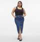Vero Moda Curve Veri Blauwe Jeansrok voor dames (367769)