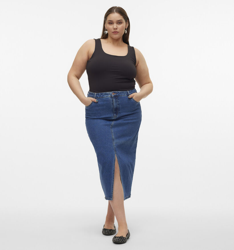 Vero Moda Curve Veri Blauwe Jeansrok voor dames (367769)