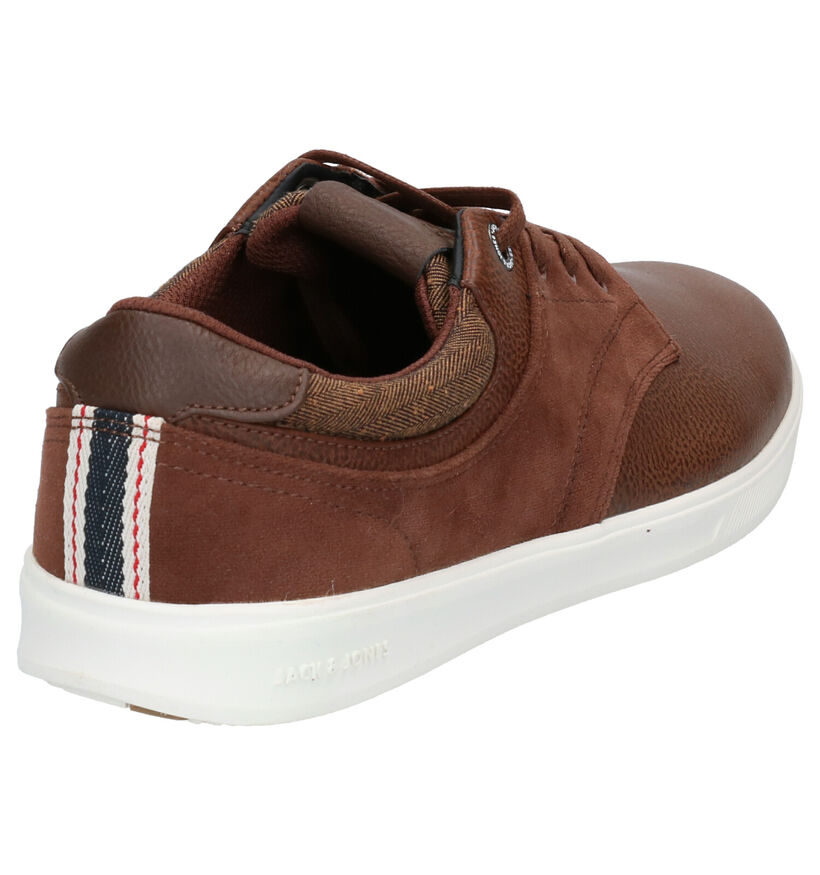 Jack & Jones Spencer Bruine Veterschoenen in kunstleer (264321)