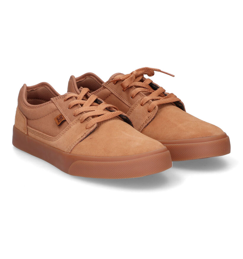 DC Shoes Tonik Baskets en Cognac pour hommes (312192) - pour semelles orthopédiques