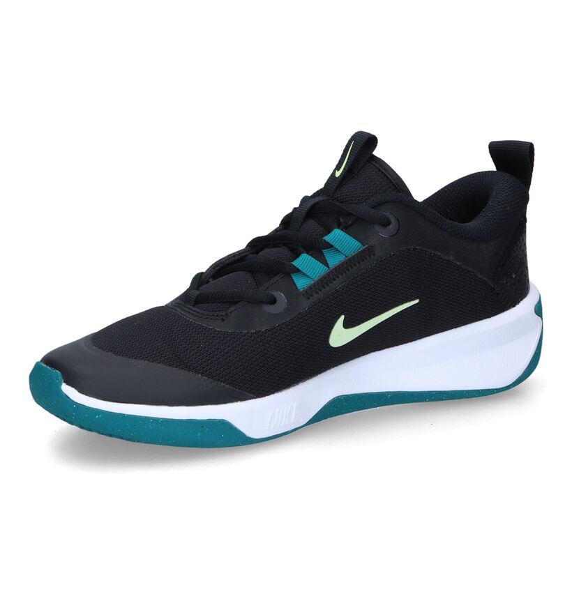 Nike Omni GS Baskets en Noir pour garçons (312222)