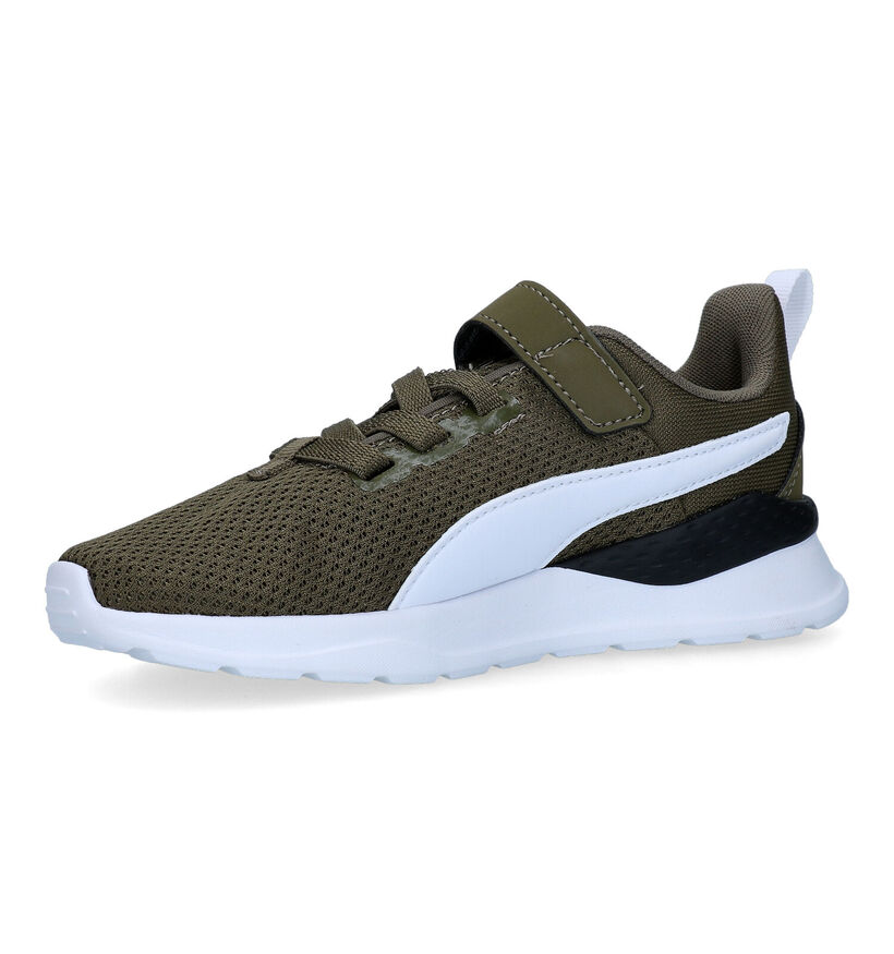 Puma Anzarun Lite Kaki Sneakers voor jongens, meisjes (326359)