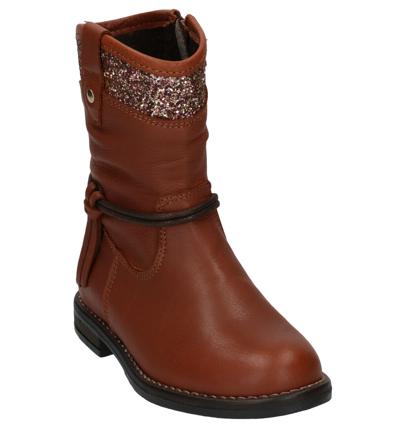 Little David Zafira Cognac Laarzen in leer (282862)