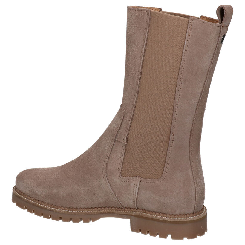 Tango Bee Taupe Chelsea Boots in daim (293970)