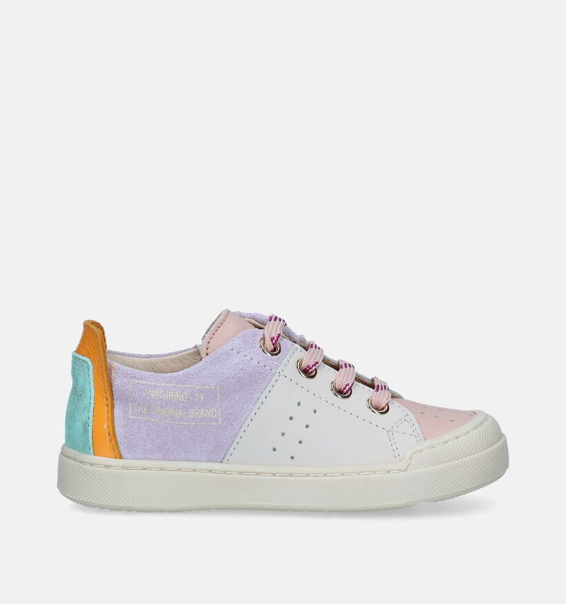 Naturino Trajan Zip Beige Sneakers voor meisjes (339322) - geschikt voor steunzolen