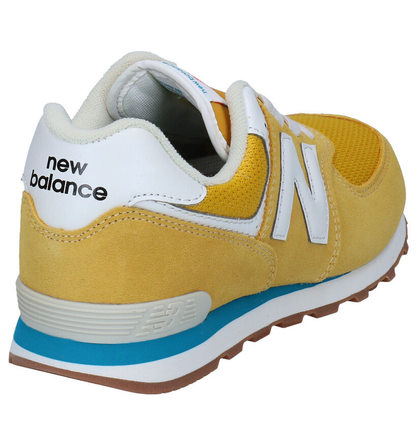 New Balance GC574 Blauwe Sneakers voor jongens, meisjes (327758) - geschikt voor steunzolen