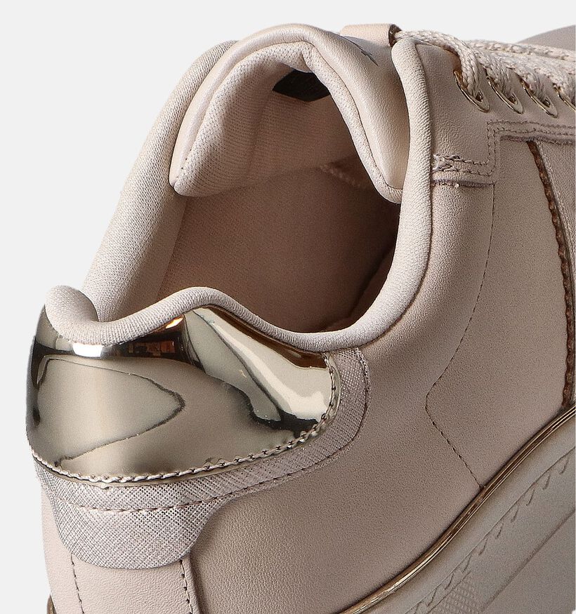 Tamaris Beige Sneakers voor dames (351520) - geschikt voor steunzolen