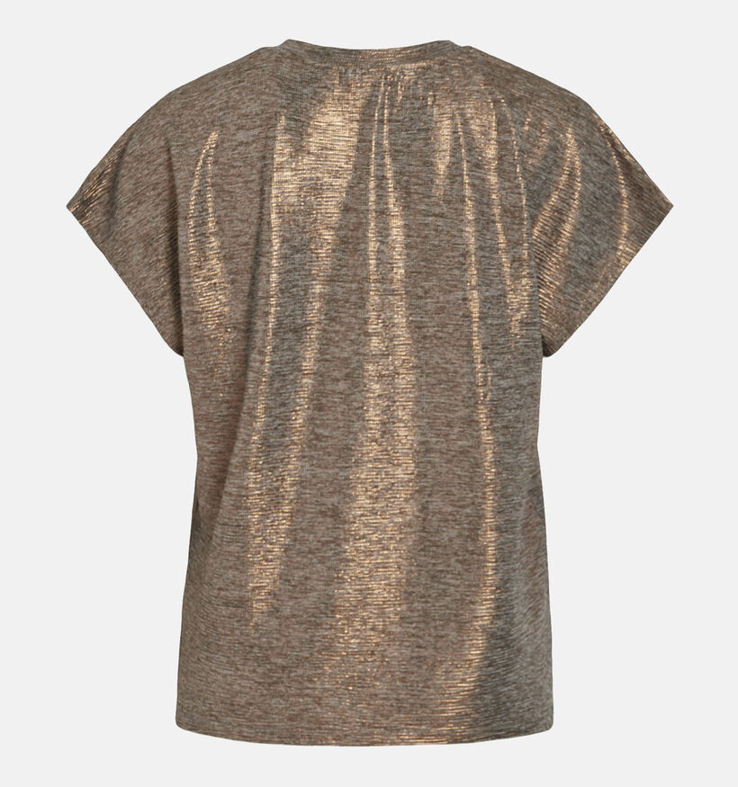 Vila Saina Bronzen T-shirt voor dames (346121)