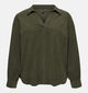 Vero Moda Curve Celly Donkerbruine Blouse voor dames (381434)