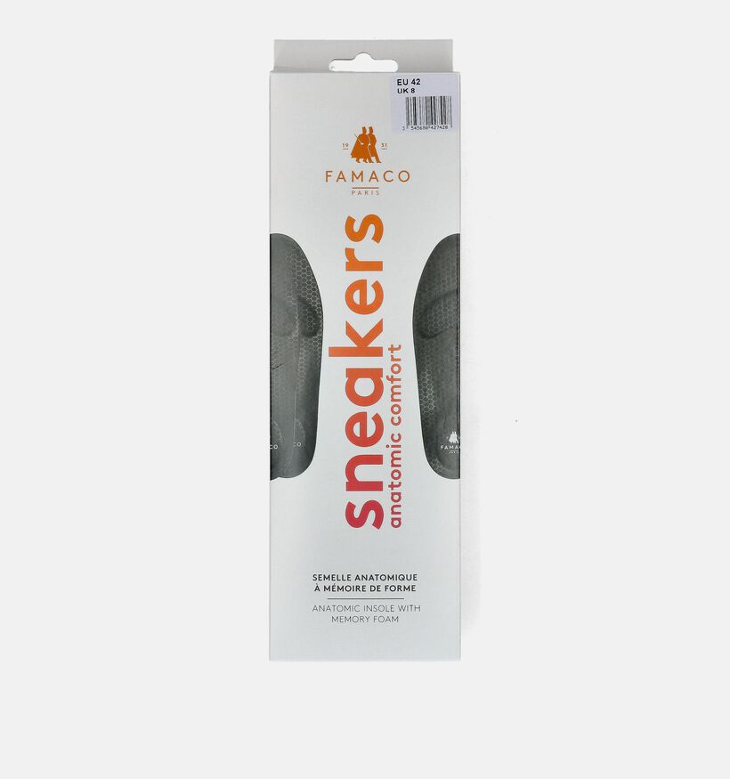 Famaco Sneakers Anatomic Comfort Zwarte Inlegzolen voor heren (319697)