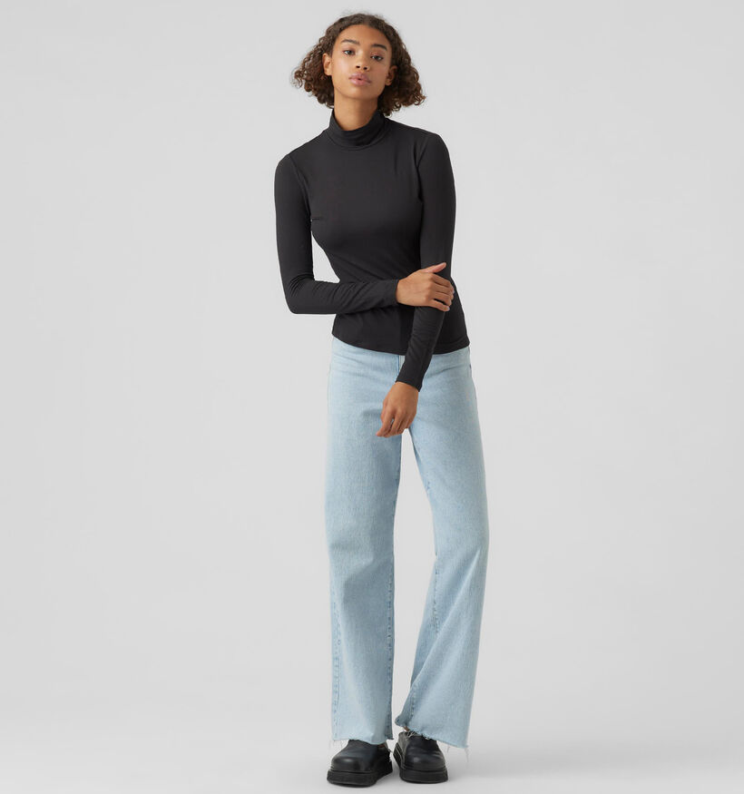 Vero Moda Ina Bruin T-shirt met Rolkraag (318490)