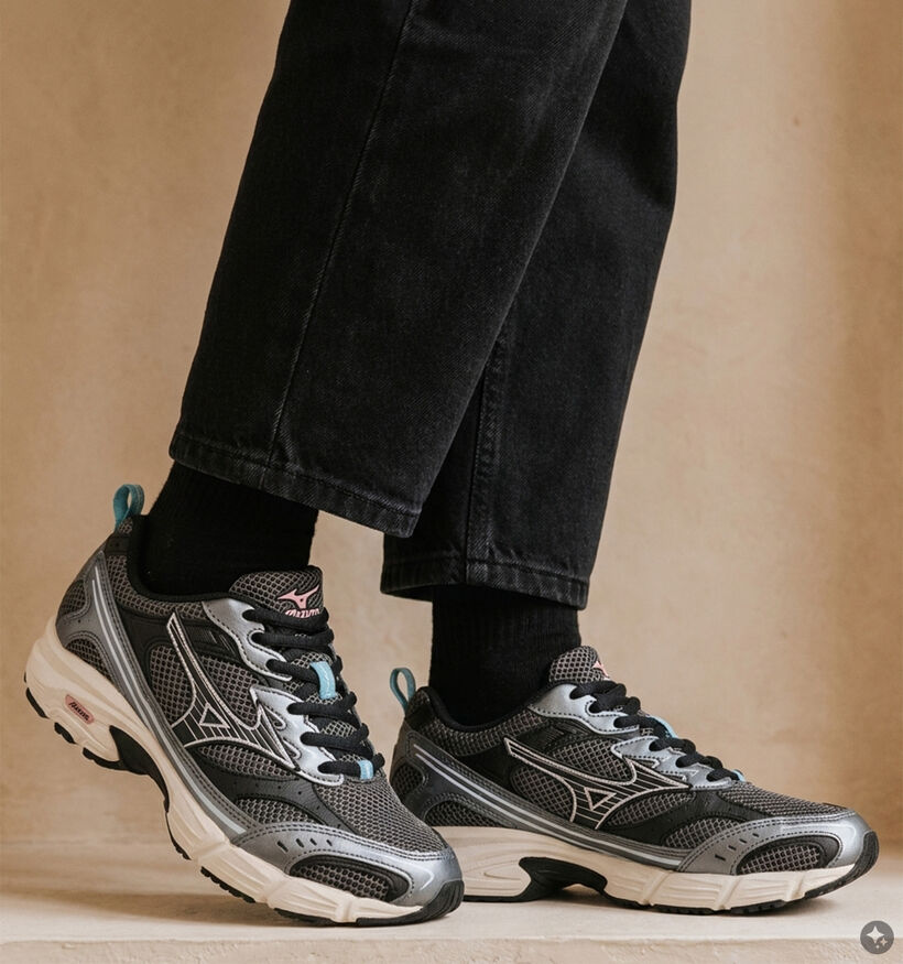 Mizuno MXR Sport Baskets en Noir pour femmes (376217)