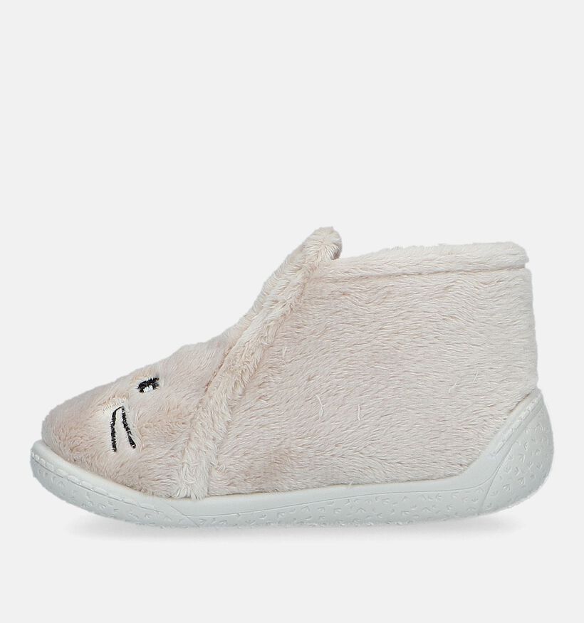 Milo & Mila Beige Babypantoffels voor meisjes (332273)