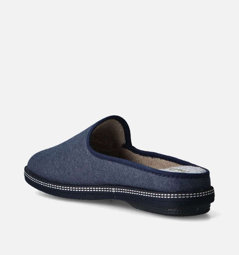 Hush Puppies Curva Blauwe Pantoffels voor dames (357593)