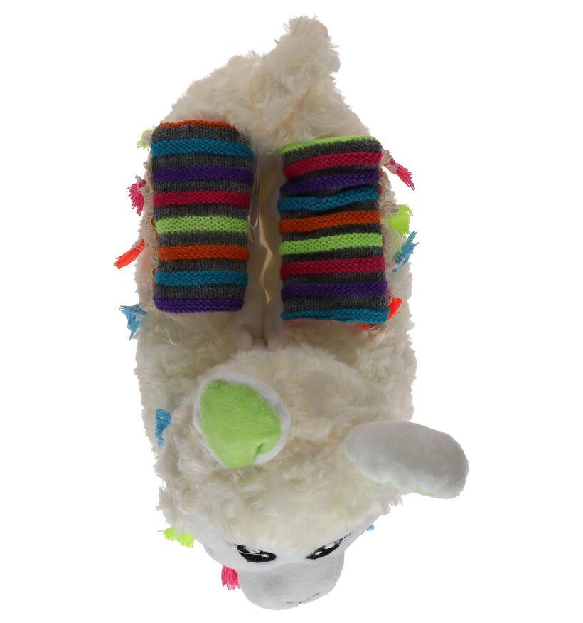 Witte Pantoffels Dazzle Alpaca in stof (227187)