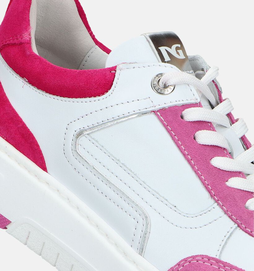 NeroGiardini Witte Sneakers voor dames (337190) - geschikt voor steunzolen