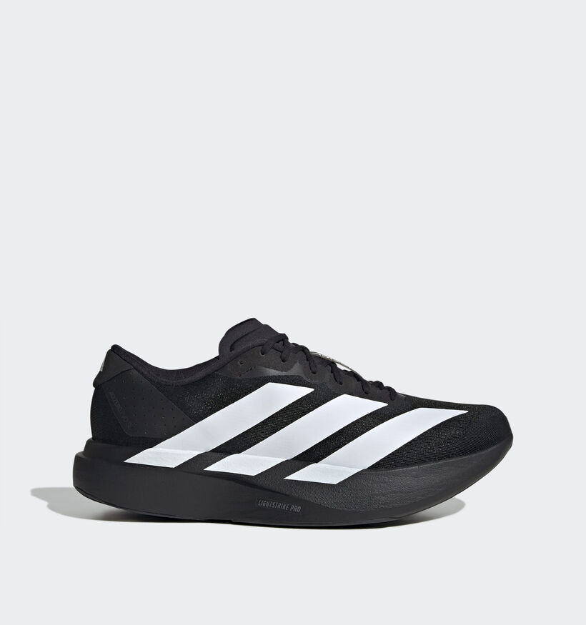 adidas Adizero Evo Baskets basses en Noir pour hommes (375277) - pour semelles orthop&eacute;diques