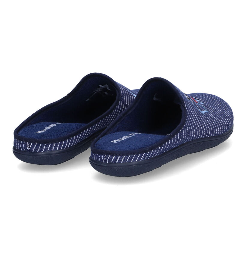 Hush Puppies Cacane Pantoufles en Bleu pour femmes (308850)