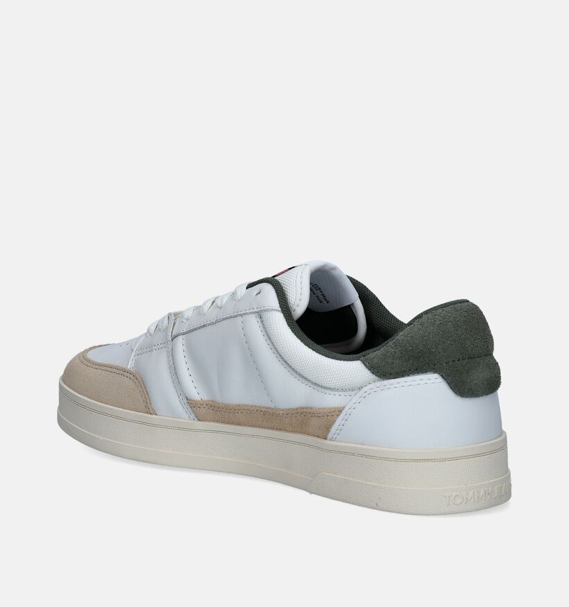 Tommy Hilfiger The Greenwich Mix Media Ecru Veterschoenen voor heren (345745) - geschikt voor steunzolen