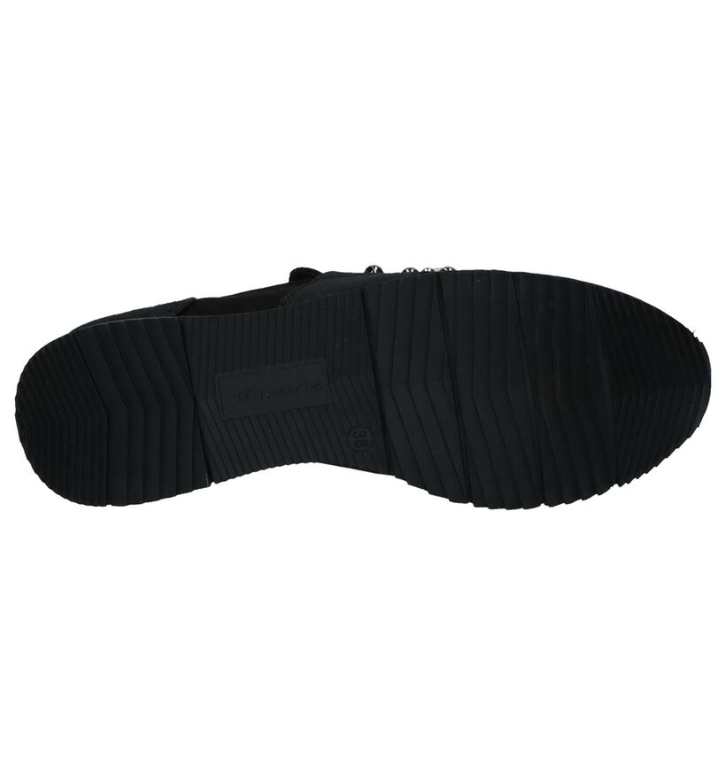 Zwarte Instapper met Steentjes Tamaris TOUCH it in kunstleer (226781)