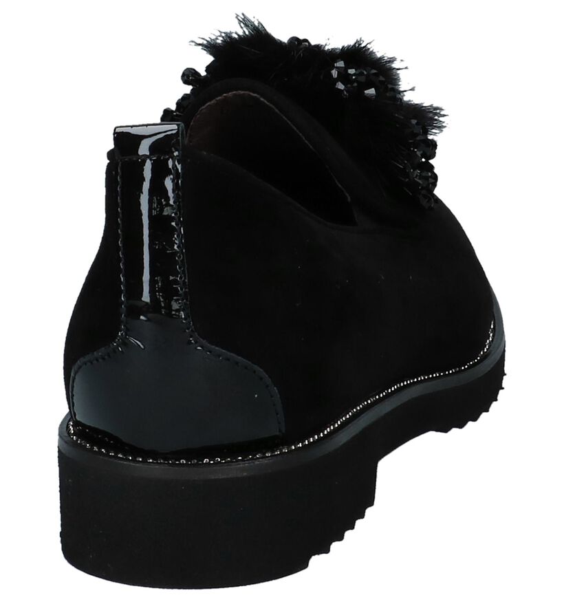 Softwaves Mocassins en Noir en daim (232667)