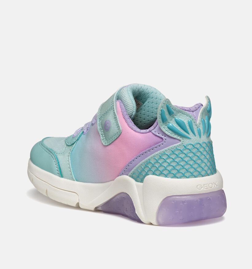 Geox Fadinlight Ariel Blauwe Sneakers voor meisjes (356428) - geschikt voor steunzolen
