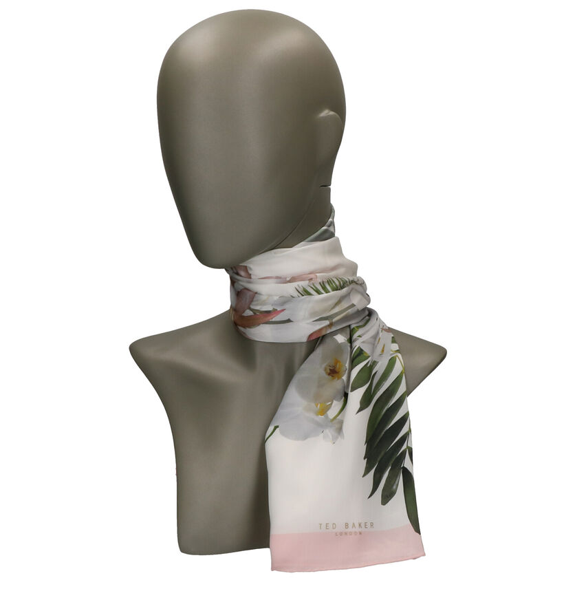 Ted Baker Abi Foulard en Rose/Blanc (264741)