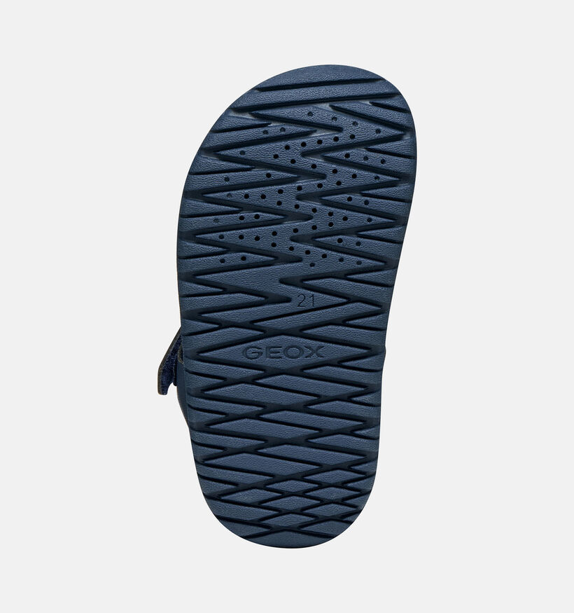 Geox Fusbetto Sandales d'eau en Bleu fonc&eacute; pour gar&ccedil;ons (368856)