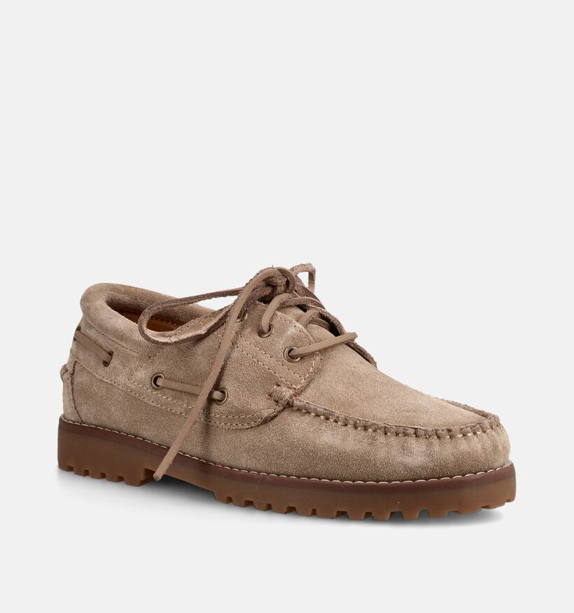 Jack & Jones Brooklyn Suede Taupe Bootschoenen voor heren (369684)