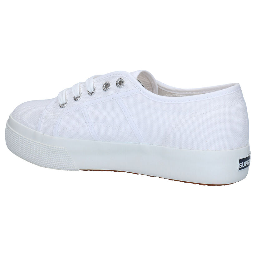 Superga Witte Sneakers in stof (284312)
