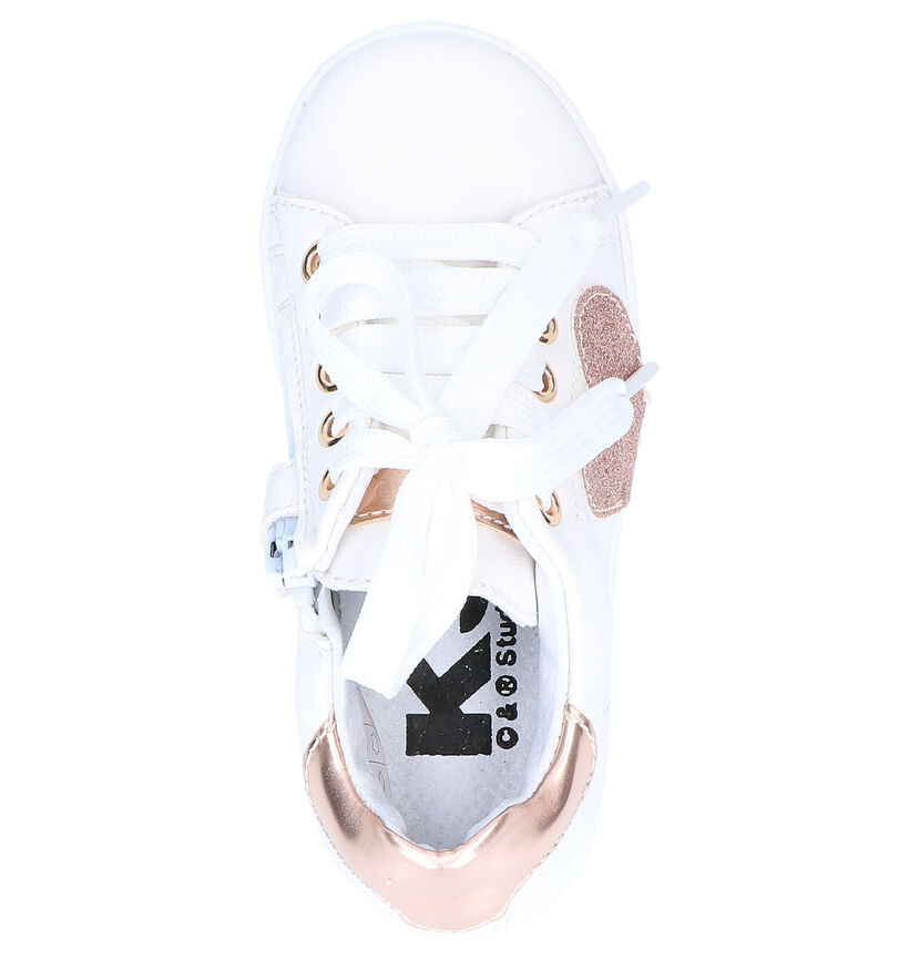 K3 Chaussures basses en Blanc en simili cuir (282890)