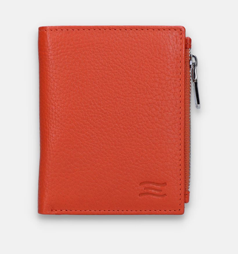 Crinkles Zwarte Ritsportemonnee voor dames (340522)
